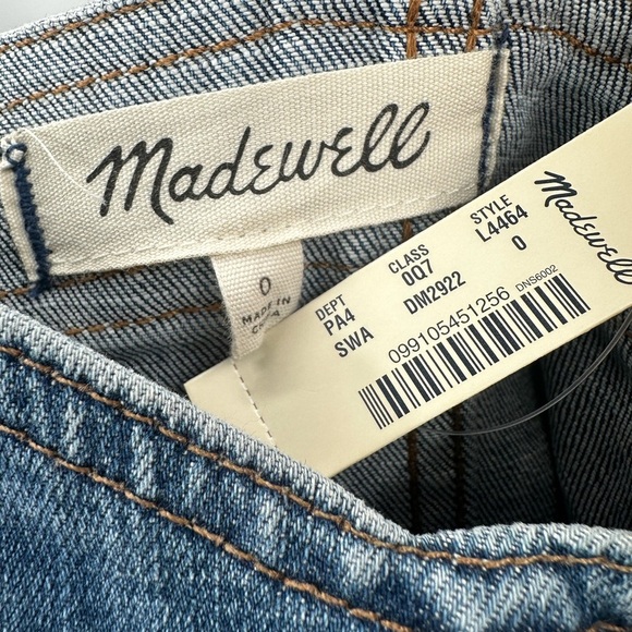 Madewell Denim Seamed Wide Leg Jumpsuit Size 0 NWT - Picture 3 of 5